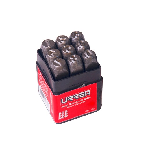 [HC27177] URREA JUEGO NUMEROS DE GOLPE 6MM 1/4" 42N6