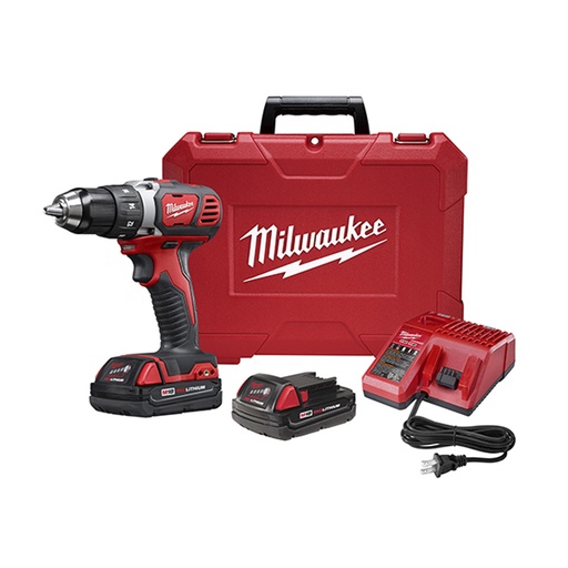 [MIL2606-22CT] MILWAUKEE TALADRO 1/2" M18 2BAT CARG 2606-22CT
