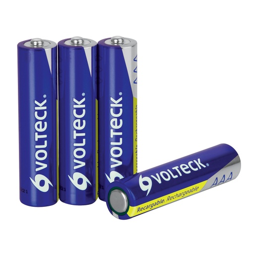 [VOL47201] VOLTECH PILA RE-AAA2 VOLTECH RECARGABLE 600MAH 4PZA USO G