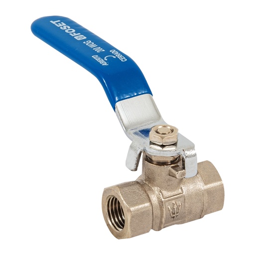 [FOS49012] FOSET VALVULA BOLA ROSCABLE   006MM 1/4" LATON