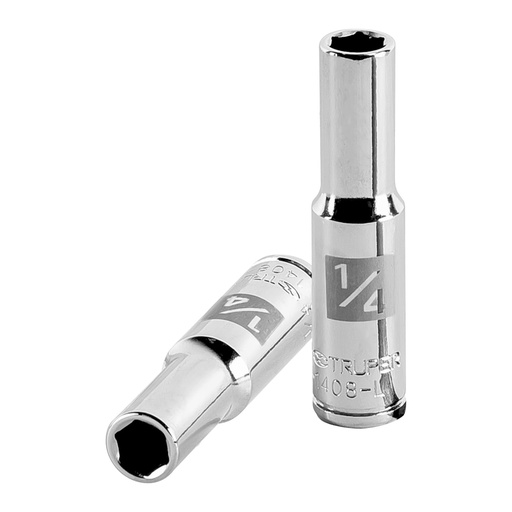 [TRU13182] TRUPER DADO D-4708-L 1/4" CUADRO 1/4" LARGO 6 PUNTAS STD