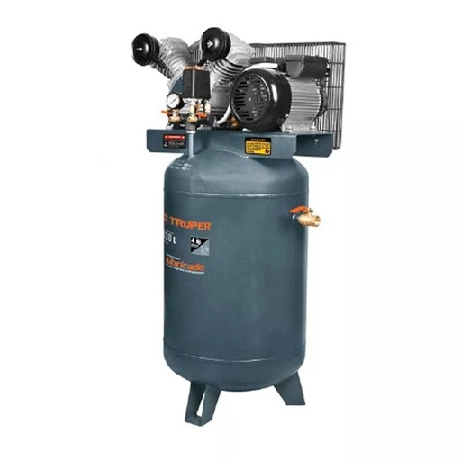 [HC84562] TRUPER COMPRESOR COMP-120LV 120L VERTICAL LUBRICADO BIFASICO