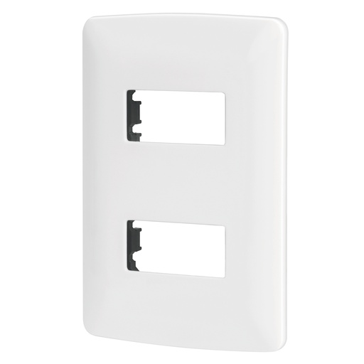[VOL48133] VOLTECH PLACA PPDO-IB VOLTECH D/ABS BLANCA 2 MODULOS