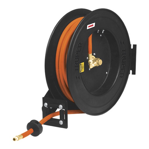 [HC84335] TRUPER CARRETE RETRACTIL CAMAI-15 15M C/MANGUERA DE 3/8"