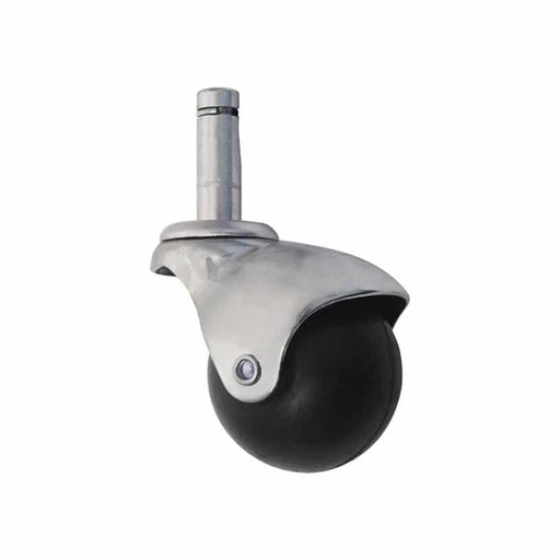 [HC88466] RODAJA GIRATORIA ESFERICA     2" ESPIGA C/ARILLO