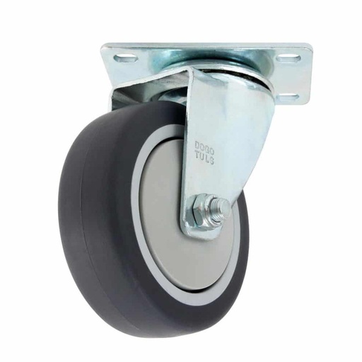 [HC88111] RODAJA GIRATORIA 3" RUEDA GRISPOLIPROP./TERMOPLASTICO