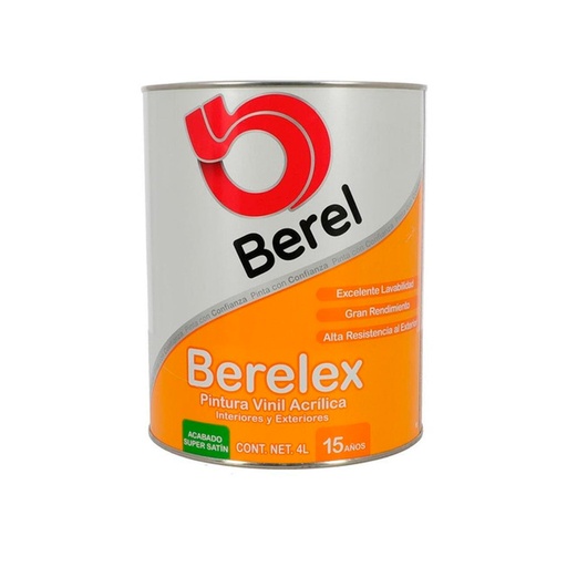 [HC40163] BEREL BERELEX PINTURA         VIN-ACRI 4LT BLANCA
