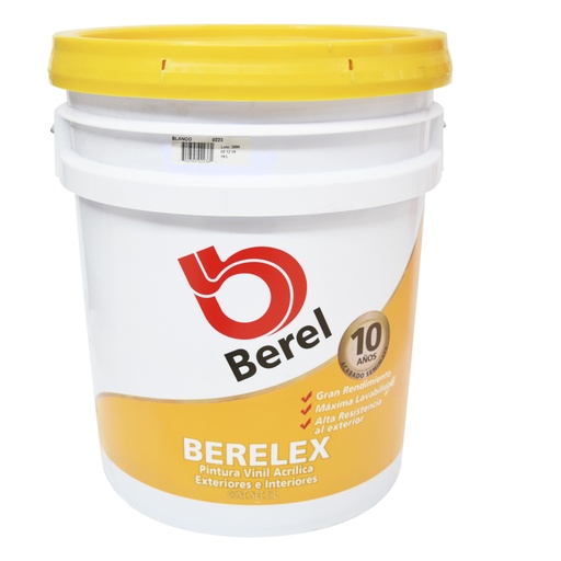 [HC40165] BEREL BERELEX PINTURA         VIN-ACRI 19LT BLANCA