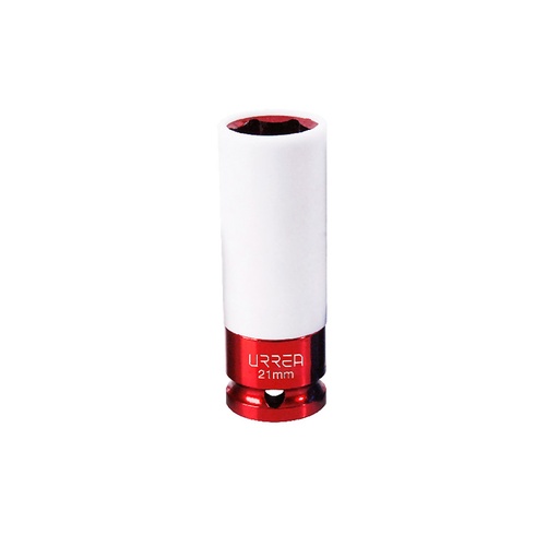[HC88125] URREA DADO 1/2"X21MM 13/16" 7321MP C/PROTECCION FIJA ROJO