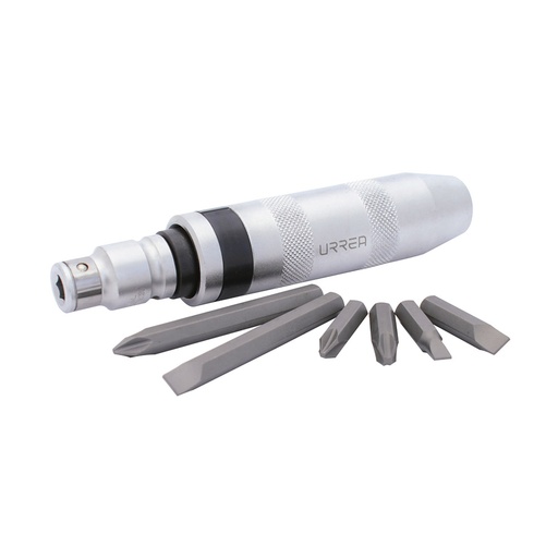 [HC88400] URREA JGO DE DESTORNILLADOR 70999A  IMPACTO CON 6 PUNTAS