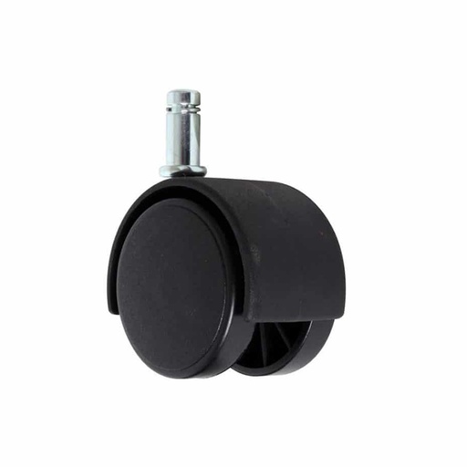 [HC88452] RODAJA GIRATORIA TIPO YOYO 2" DE ESPIGA C/ARO Y BASE