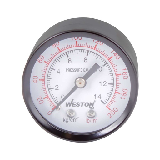 [HC86535] WESTON MANOMETRO USO GRAL.    2" 160LB CONEX. POST.
