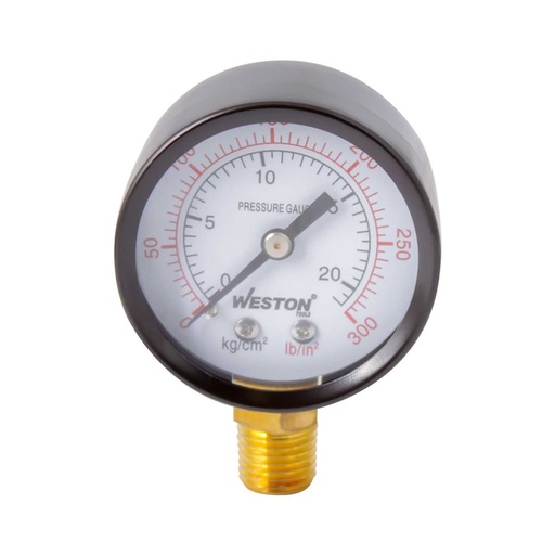 [HC86537] WESTON MANOMETRO USO GRAL.    2" 160LB CONEX. INF.