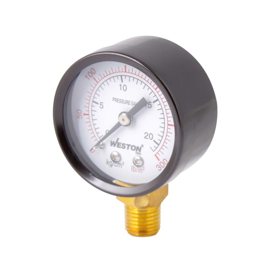 [HC86539] WESTON MANOMETRO USO GRAL.    2" 300LB CONEX. INF.