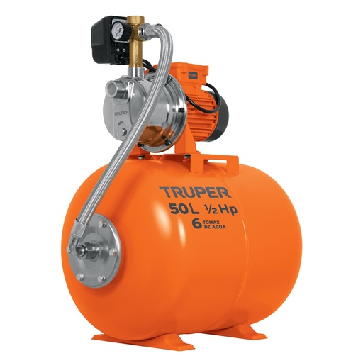 [TRU12254] TRUPER HIDRONEUMATICO HIDR-1/2X50 1/2HP 50L