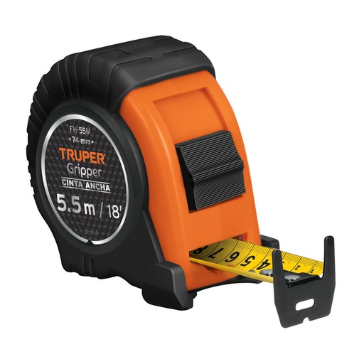 [TRU14613] TRUPER FLEXOMETRO FH-55M 5.5M 1" GRIPPER CONTRA IMPACTO
