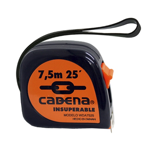 [HC63388] CADENA FLEXOMETRO 7.5MT X 25MMCOLORES WDA7525