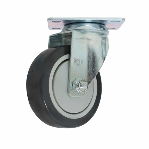 [HC87662] RODAJA GIRATORIA 4"           POLIPROP.Y RDA POLIURETANO