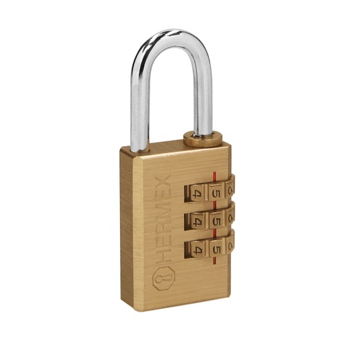 [HC63593] HERMEX CANDADO CL-28C 28MM LATON DE COMBINACION