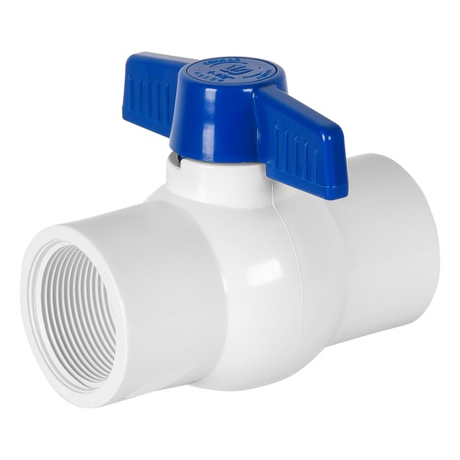 [HC63313] FOSET VALVULA BOLA PVC        ROSCABLE 038MM 1-1/2"