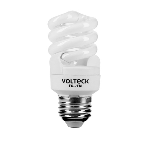 [HC60590] VOLTECH LAMPARA FC-7EM 7W VOLTECH ESPIRAL MINI B/E26/27 LUZ