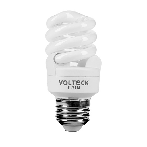 [HC60591] VOLTECH LAMPARA F-7EM 7W VOLTECH ESPIRAL MINI B/E26/27 LUZ B