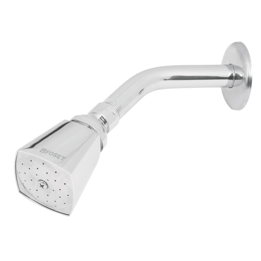 [HC60641] FOSET REGADERA R-501 2" CUADRADA C/BRAZO Y CHAPETON