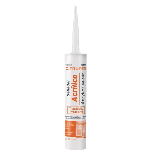 [HC60645] TRUPER SELLADOR ACRILICO, 280 ML, TRANSPARENTES ACRI-100T