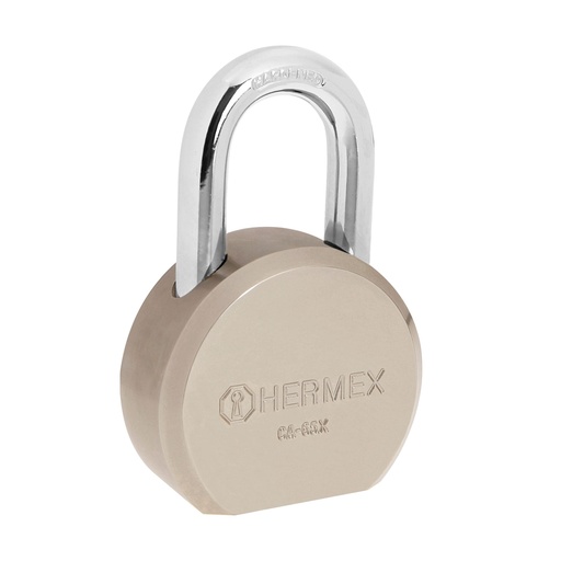 [HC63581] HERMEX CANDADO CA-65X 65MM ACERO GANCHO CORTO