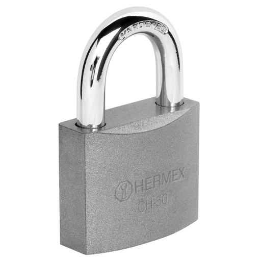 [HC63587] HERMEX CANDADO CHB-50 50MM HIERRO GACHO CORTO EN BLISTER