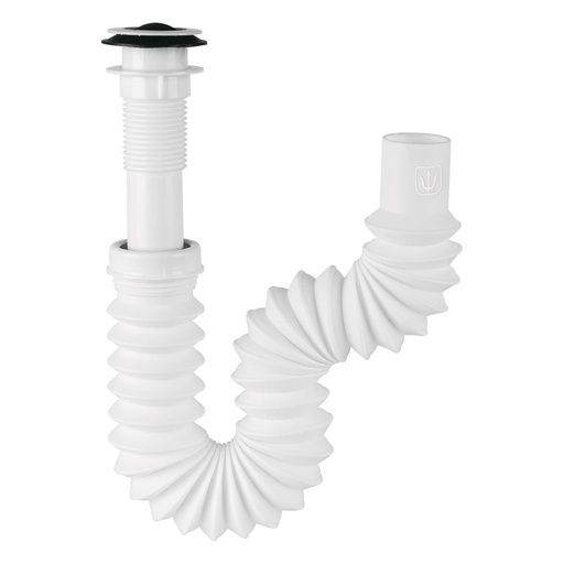 [HC60563] FOSET CESPOL CE-235 1 1/4" FLEXIBLE TIPO P P/LAVABO PLASTICO