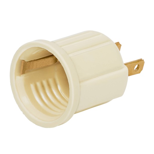 [HC60671] VOLTECH PORTALAMPARA POBA-20 VOLTECH D/BAQUELITA C/ADAPTADOR