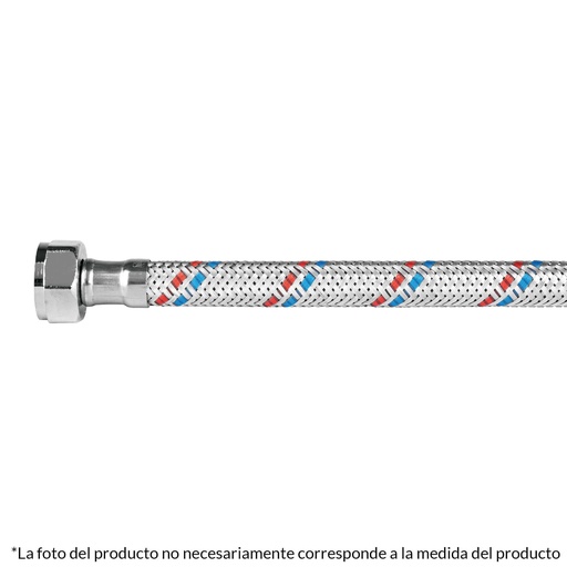 [HC60617] FOSET MANGUERA P/FREGADERO    55CM TRAM ALUM TCA LATON FFR-5