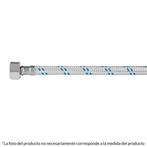 [HC60618] FOSET MANGUERA FLEXIBLE FLA-40 40CMP/LAVABO ALUMINIO