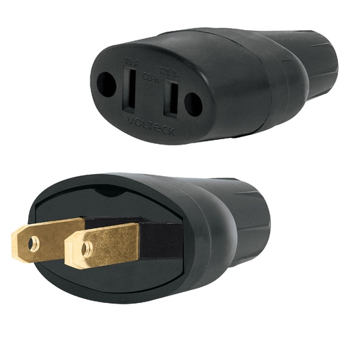 [HC60673] VOLTECH CLAVIJA Y CONTACTO CL-COH VOLTECH DE HULE 2PZAS