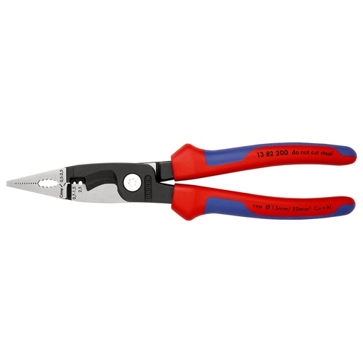 [HC90437] KNIPEX PINZA 13 82 200 SB 8" INSTALACIONES ELECT