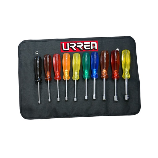 [HC91113] URREA DESTORNILLADOR 9201B  JGO 10PZ COLORES