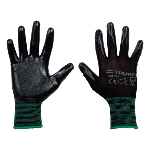 [HC60211] TRUPER GUANTE NYLON GUX-NIT-M M RECUB DE NITRILO PUNO T