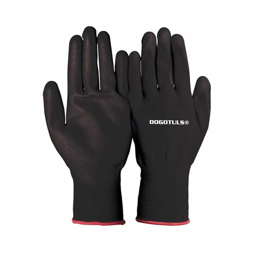 [HC89771] DOGOTULS GUANTE HW3001  D/NYLON C/PALMA NITRILO NEGRO