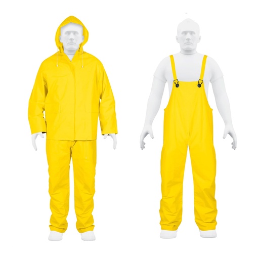 [HC60252] TRUPER IMPERMEABLE TRA-PRO-L G  AMARILLO 2PZA