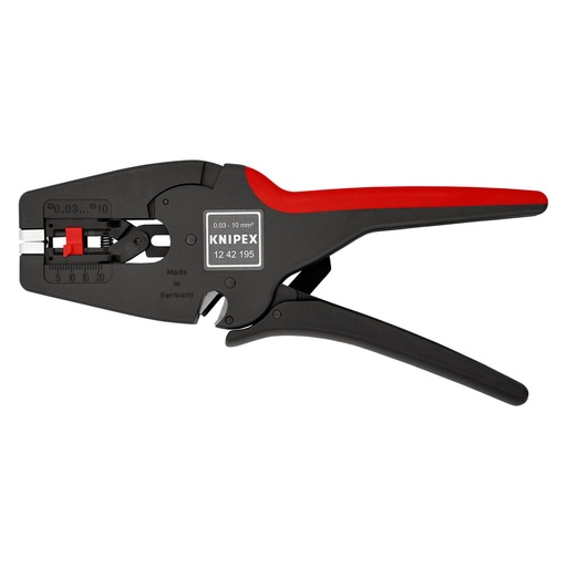 [HC90424] KNIPEX PINZA 12 42 195 SB PELACABLE AUTOMATICA