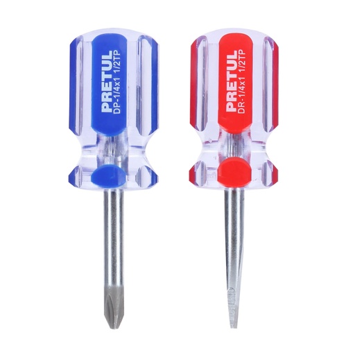 [HC60222] PRETUL DESARMADOR JDT-2TP MINI TIPO TROMPO 2PZA MGO PVC