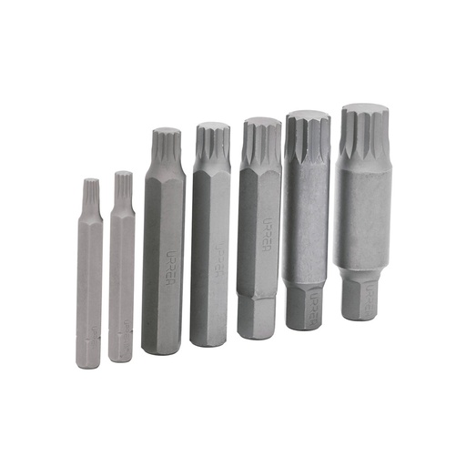 [HC89507] URREA JGO PUNTAS BRISTOL 7PZ  CJ METALICA JPB60