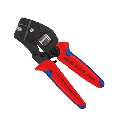 [HC90935] KNIPEX PINZA P/COMPRIMIR TERMINALES 97 53 08 CAP 28 A 7 AWG