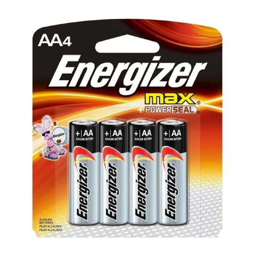[HC91222] ENERGIZER PILA ALCALINA E91BP-4 "AA" B/4PZ