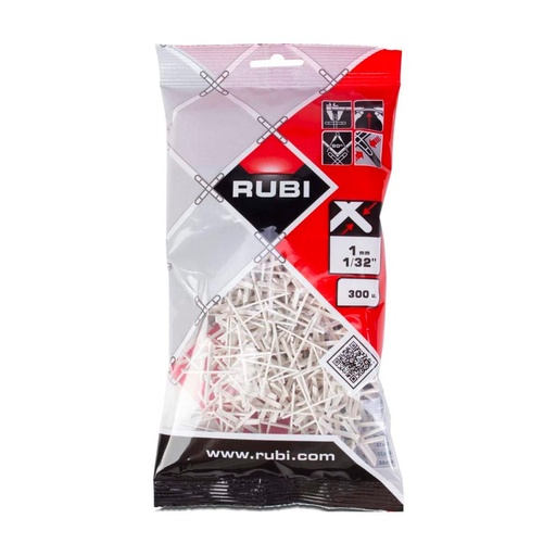 [HC88717] RUBI SEPARADOR P/AZULEJO      01.0MM (300PZ) 2911