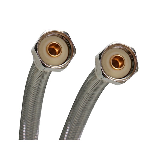 [HC89375] FLUIDMASTER MANGUERA P/LAV B4F16 1/2X1/2X40CM A INOX