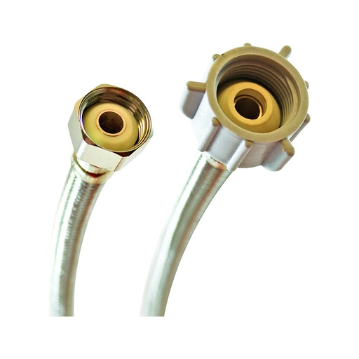 [HC89376] FLUIDMASTER MANGUERA P/WC B4T16 1/2X7/8X40CM A INOX