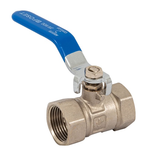 [HC63829] FOSET VALVULA BOLA ROSCABLE   019MM 3/4" LATON