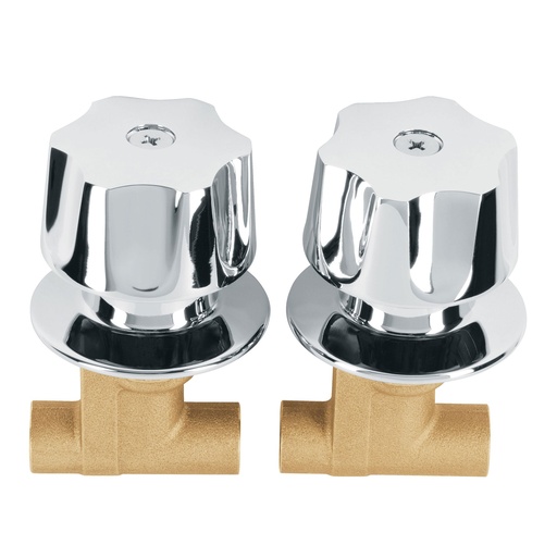 [HC63793] FOSET LLAVES EMPOTRAR E-652 SOLDABLES MANERAL METALICO 2PZA